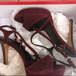 Coach Kid Suede Heels